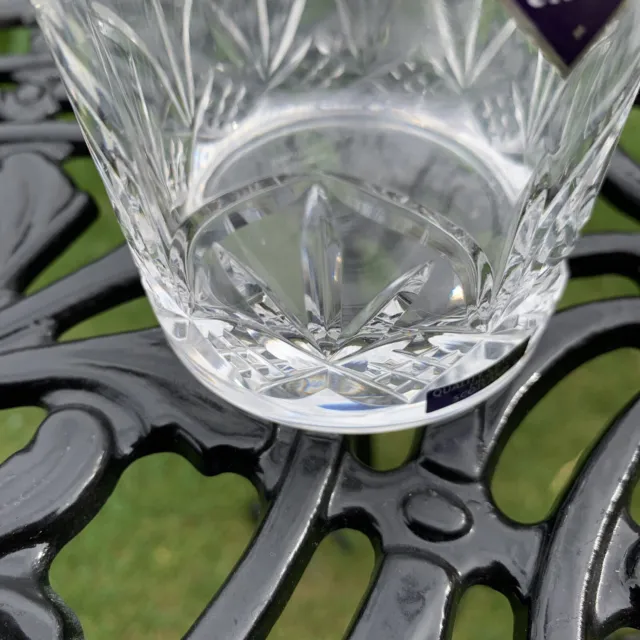 EDINBURGH CRYSTAL WHISKY TUMBLER GLASS  8.5cm / 3.5"  UNUSED NEW 3