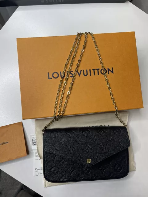 Louis Vuitton LV Felicie pochette new empreinte Black Leather ref.285657 -  Joli Closet