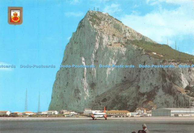 D042105 Gibraltar. North View of Rock Gibraltar From Airfield. Rock Photographic