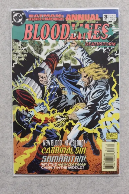 Dc Comics Batman: Legends Of The Dark Knight Annual Bloodlines #3 1993