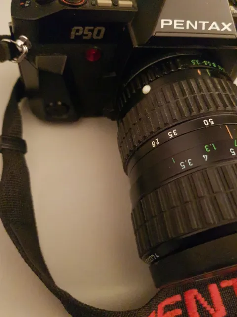 Pentax P50 Film Camera with Pentax Takumar-A 28-80mm Lens - VGC