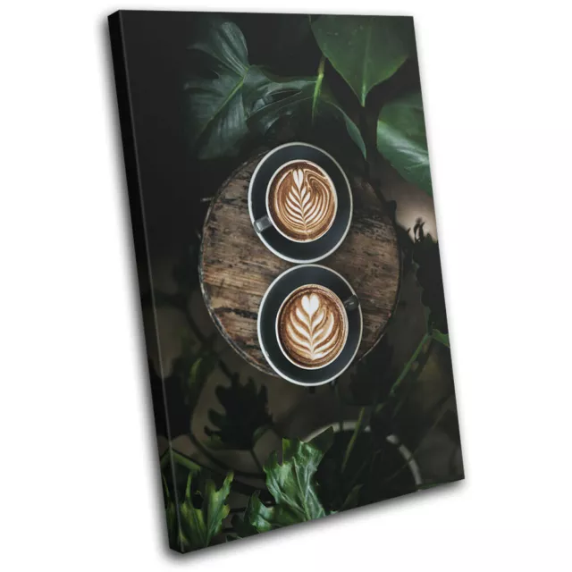 Coffee Tropical Barista Food Kitchen SINGLE TOILE murale ART Photo Print