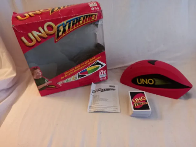 UNO EXTREME CARD Game Electronic Launcher by Mattel £19.99 - PicClick UK