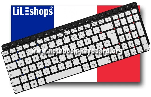 Clavier AZERTY Original Pour Asus F705 – Neuf, Compatible F705U, F705UA, Etc.