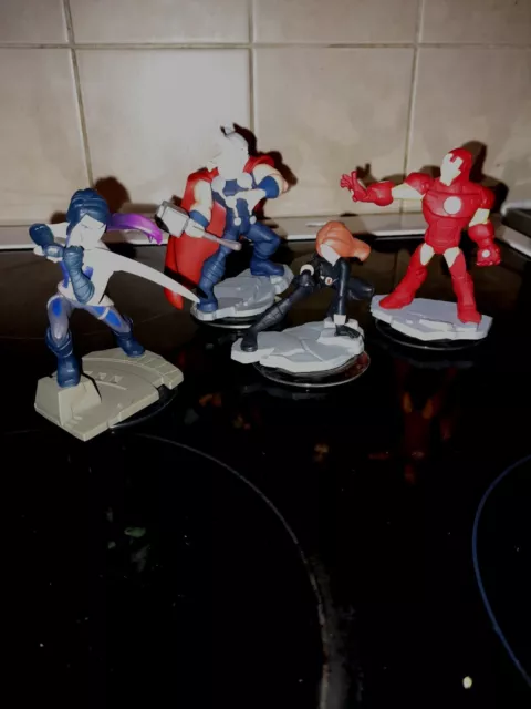 Disney Infinity Character Guardian GlxyGamora.Black Widow. Marvel THOR. Iron Man