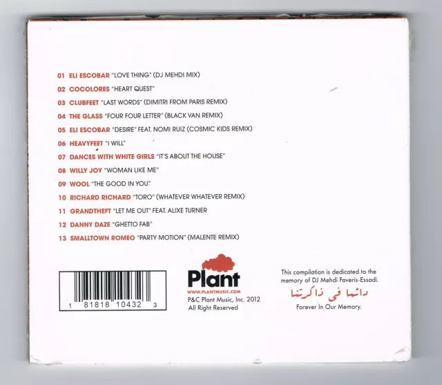 ♫ - Plant Music - Love Me - Cd 13 Titres - 2012 - Neuf New Neu - ♫ 2