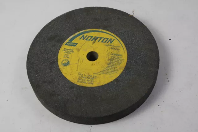 Norton 57A46-MVBE 662531491145 D769457 10" x 1-1/4" x 7/8" Grinding Wheel NEW
