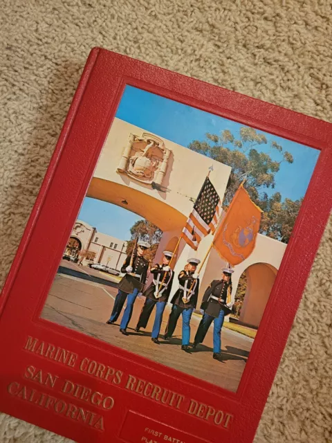 Marine Corps Recruit Depot San Diego Ca Recruit 1976 year book Platoon 1078