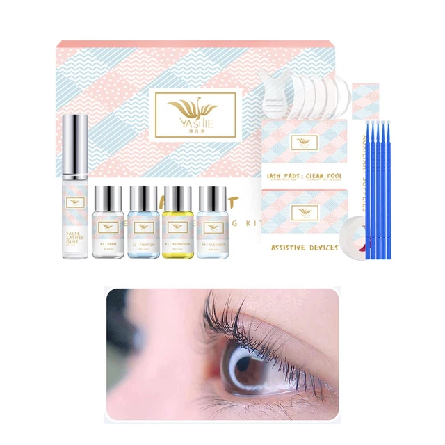 XXL Lashes Starter Kit Wimpernverlängerung – Grundausstattung Für Anfänger In Schwarzer Box | Inkl. Anleitung