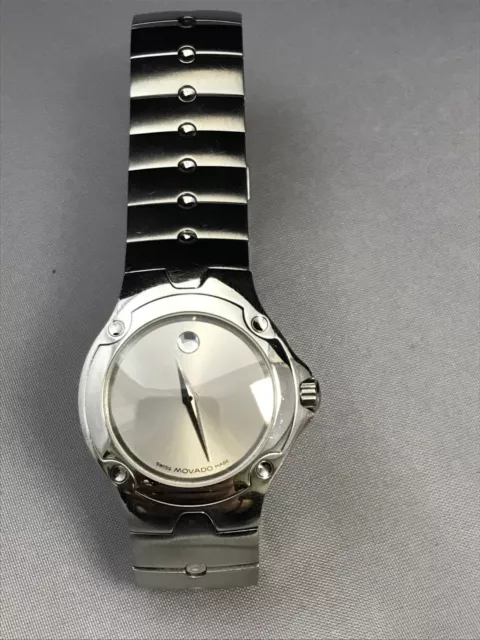 MOVADO LADIES  SE Gray Museum Dial Stainless Steel Swiss Quartz Watch