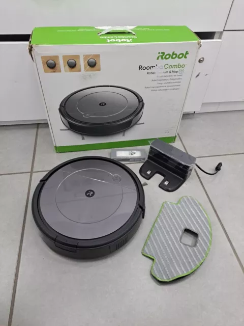 iRobot Roomba Combo 0,45L Robot Aspirapolvere senza Sacco - Grigio