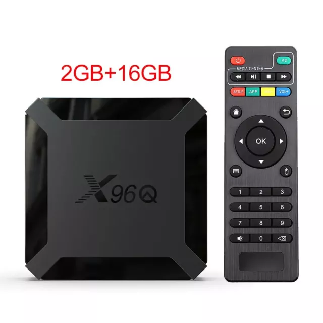 ✅ Boitier IPTV X96Q - 16Go MINI ANDROID 10 SMART BOX 4K Ultra HD WiFi  👌