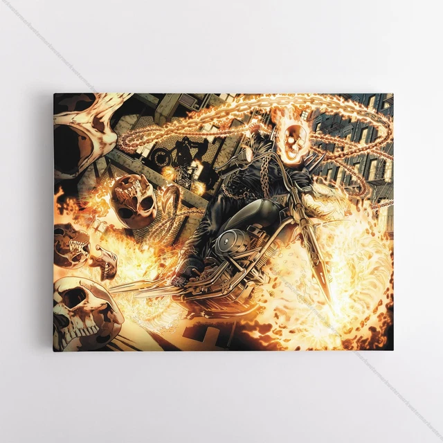 Ghost Rider Poster Canvas Vol 7 #1 Wraparound Marvel Comic Book Art Print