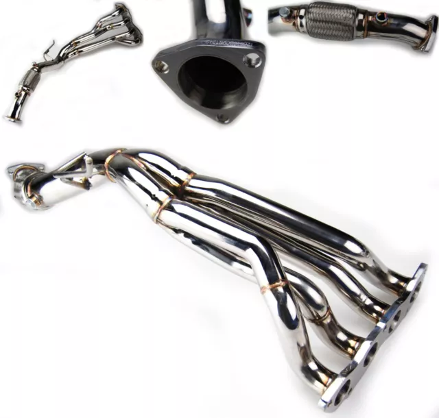 STAINLESS STEEL 4-2-1 EXHAUST MANIFOLD FOR HONDA CIVIC TYPE R EP3 K20A2 i‐VTEC