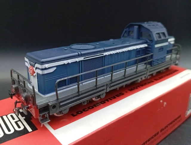 Locomotive Diesel Jouef HO BB D 6100 SNCF – Vert Époque 4 – Modèle De Collection De 1988