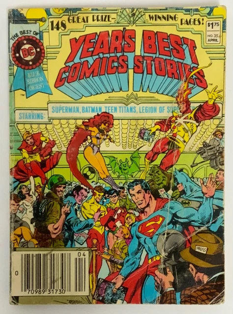 The Best of DC Blue Ribbon Digest 35 GD/VG Condition Years Best Comics Stories
