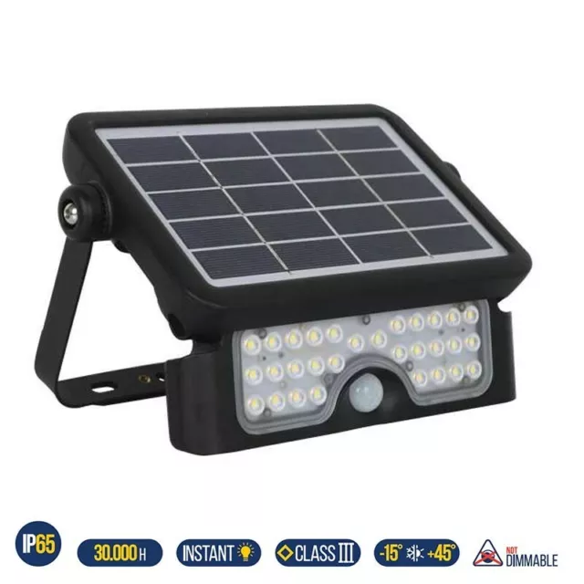 Proyector LED Solar Shot Yuma 5N 5watt 500 Lumen con Sensor Foco IP 65