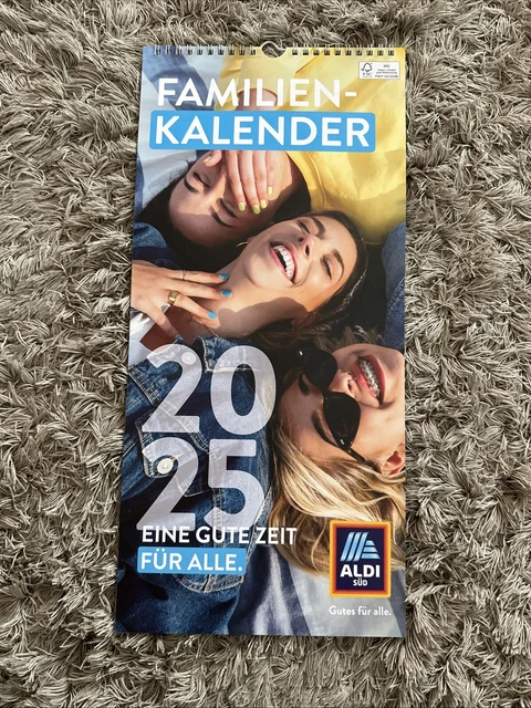 ALDI KALENDER 2025 Familienkalender, Wandkalender, Terminplaner, 4