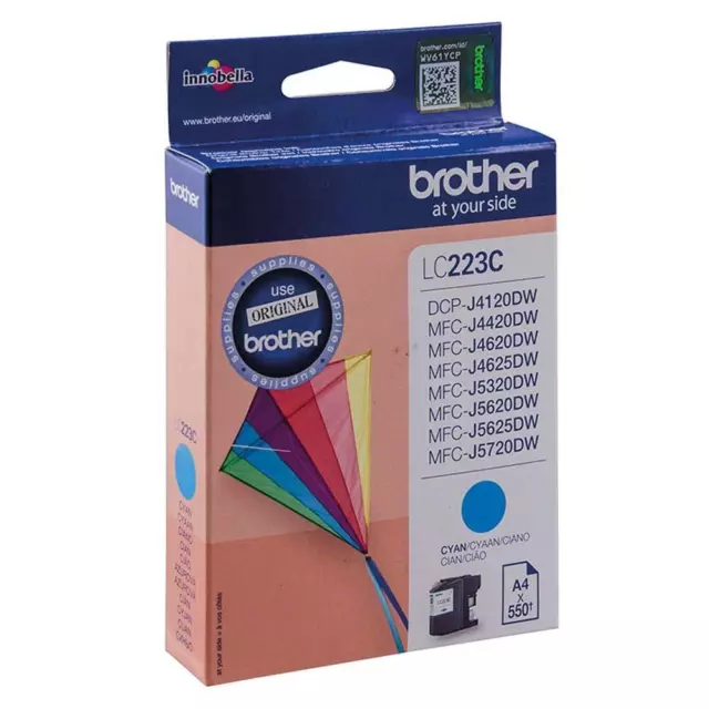 BROTHER Default Category Inkjet Cartridge, Cyan, High Yield Cyan High Yield