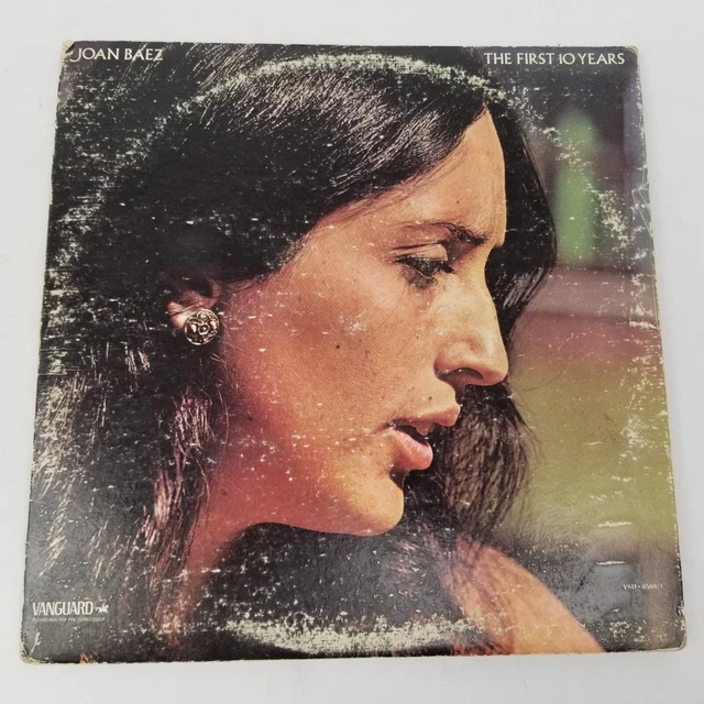 Joan Baez The First 10 Years Vintage 1970 Vinyl Record 2xLP Gatefold w/ Pictures