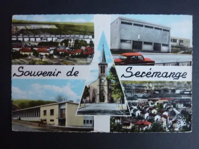 SEREMANGE ERZANGE Moselle CPA 57 carte des années 1960 5 vues 1