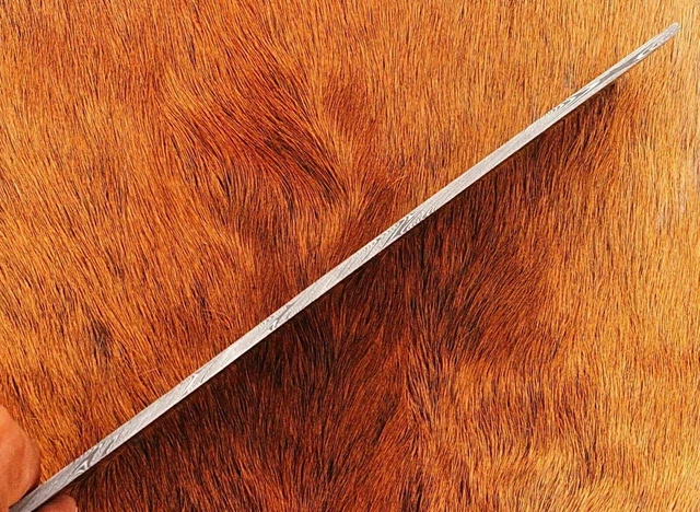 10" HAND FORGED Damascus Steel Billet/Bar For Knife Making "Twisted Pattern" 3