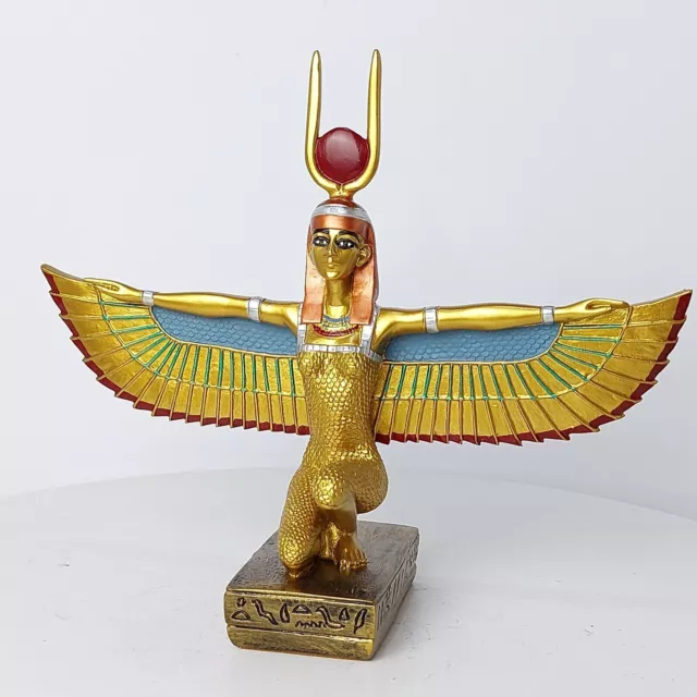 Isis Statue Egyptian Antiques Ancient Of Goddess Winged Goddess Of Love Rare Bc