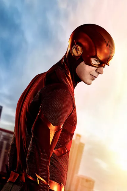 Hot Movie Tv Shows Series The Flash Superhero Movie Wall Art Home - POSTER 20x30