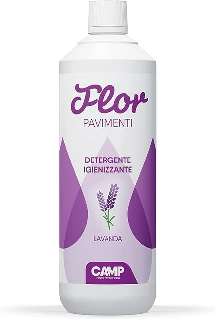 Camp Flor Lavande, Détergent Assainissante Indiqué X Tutti Types De Sol, 1lt