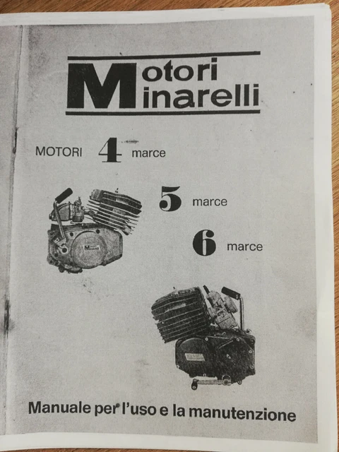 Minarelli 50 4/5/6 marce Manuale officina