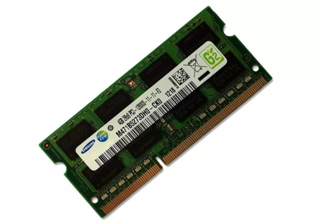 4GB Samsung 4GB 2RX8 DDR3L 1600 MHz PC3L-12800S 204PIN SO-DIMM RAM 1.35V mémoire