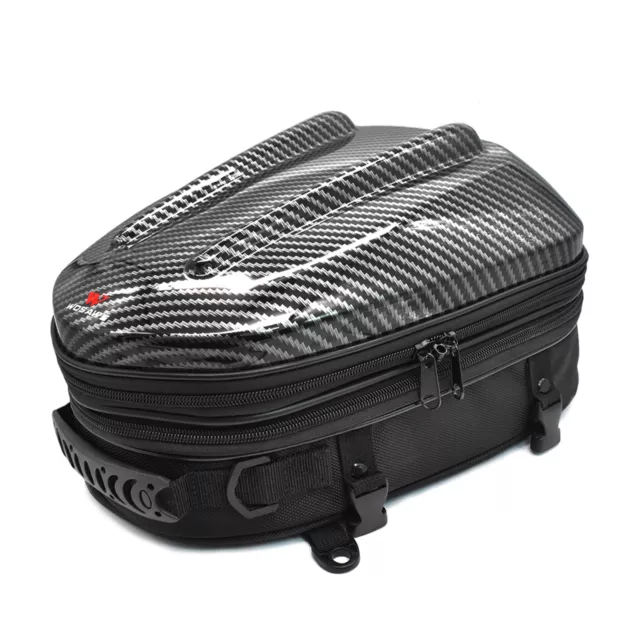 Waterproof Motorcycle  Tail Bag Multifunctional Expandable Motorcycle O5O0