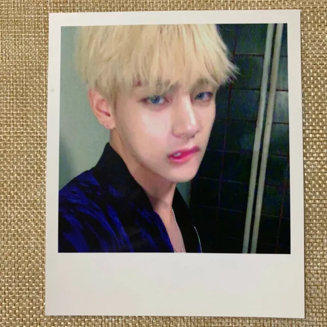 BTS V Taehyung [Tarjeta fotográfica oficial Polaroid de WINGS] 2o álbum / NUEVO / +Regalo