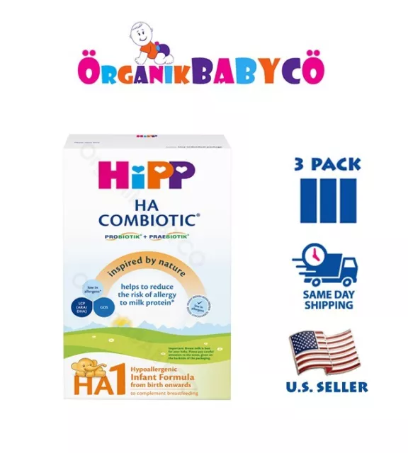 HiPP HA1 HYPOALLERGENIC Infant Formula FROM DAY 1 600g FREE Shipping! 3PACK