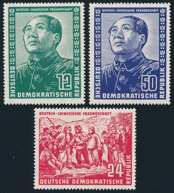 DDR, MiNr. 286-288, 286-88, tadellos postfrisch, Fotobefund Paul, Mi. 320,-
