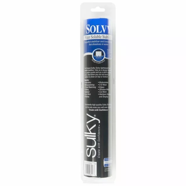 Sulky 12-Inch by 9-Yard Solvy Water Soluble Stabilizer Roll 2