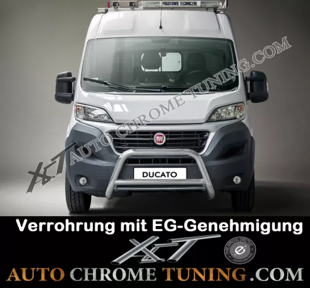 Frontschutzbügel für Fiat Ducato ab 2014 - mit EC/TÜV