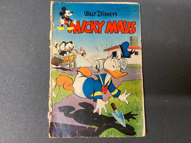 Ehapa: MICKY MAUS Comic Heft 9 von 1952  [5352]