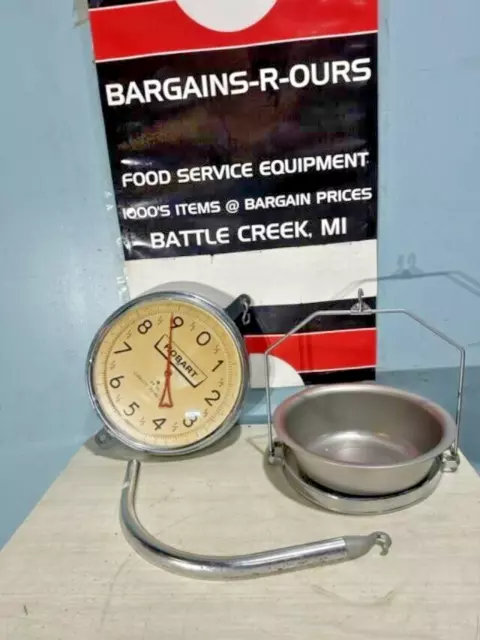 Hobart PR30 Hanging Dial Scale 2 Faced Produce scale 30Lb x 1 oz missing 1 glass