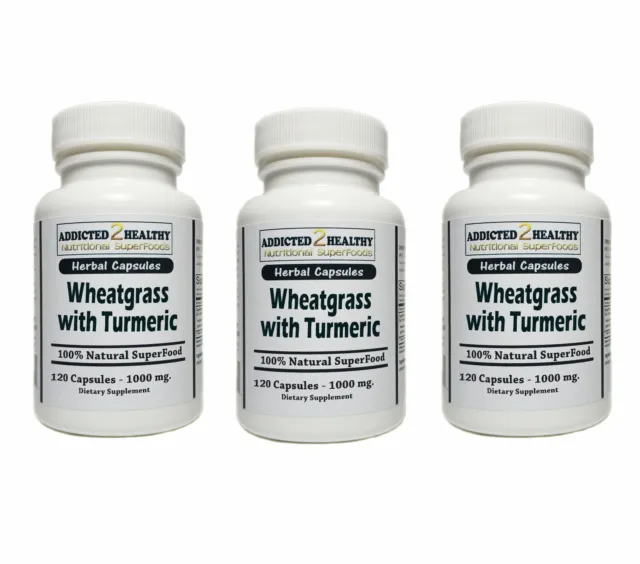 360 Wheatgrass with Turmeric Capsules | Antioxidants, Anti-inflammatory + More