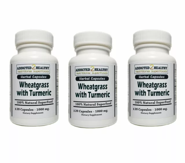 360 Wheatgrass with Turmeric Capsules | Antioxidants, Anti-inflammatory + More