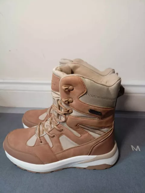 Mountain Warehouse Womens/Ladies Meteor Softshell Waterproof Walking Boots BEIGE