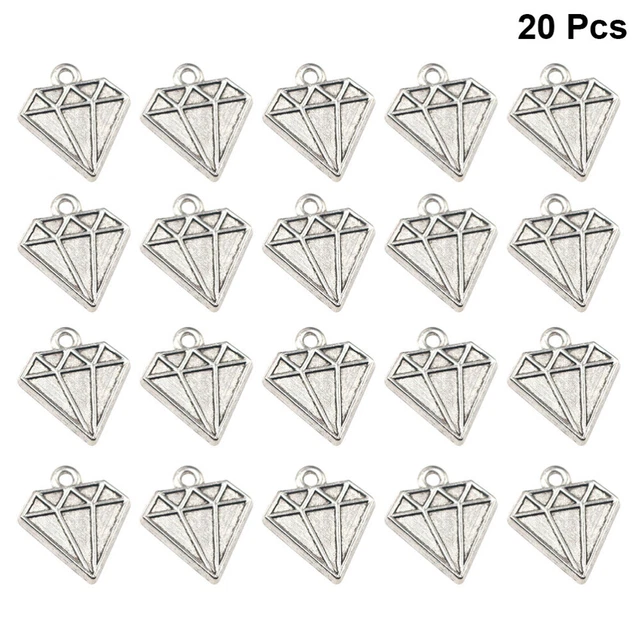 20 Pcs Charm Pendant Jewelry DIY Letters Connector Pendants Connector Necklace