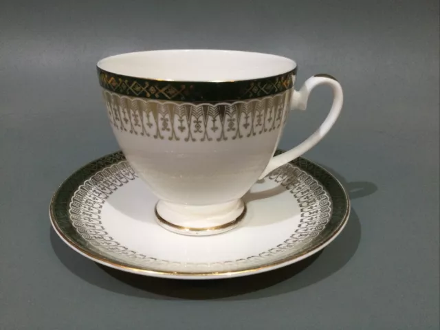 Royal Grafton “ Majestic Green “ Tea Cup & Saucer