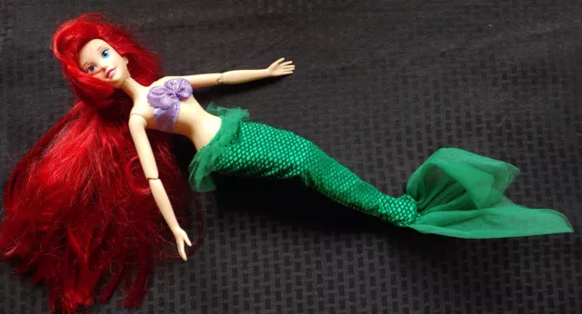 Disney Store Ariel 17" The Little Mermaid Singing Doll Part Of Your World Clean