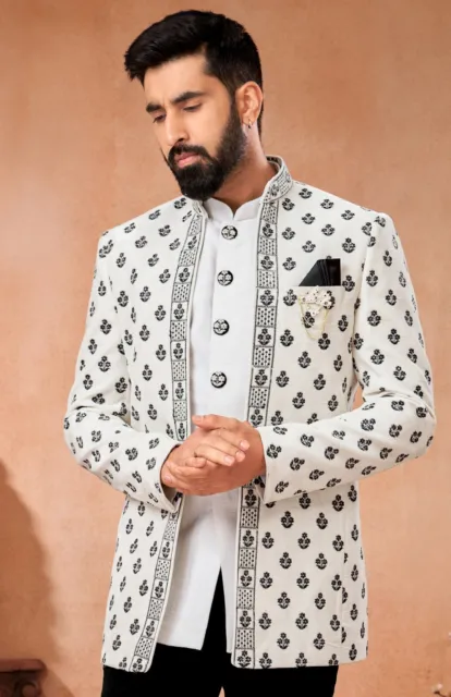 Indian Designer Pakistani Bollywood Party Wear Traditional Jodhpuri Bandhgala