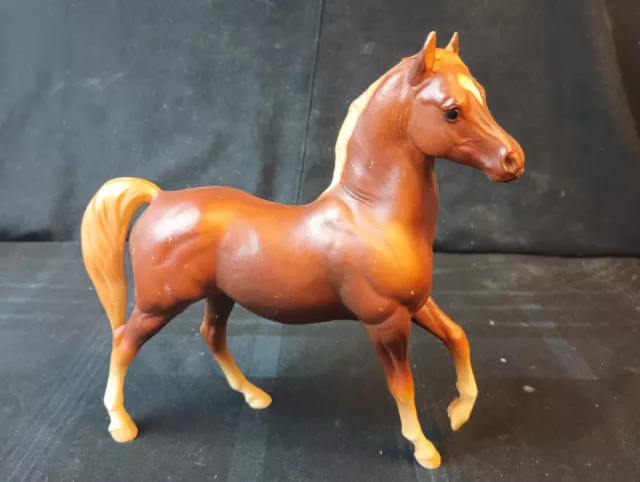 Vintage 1970's BREYER No.3055 Arabian Stallion Sorrel Classic Size USA