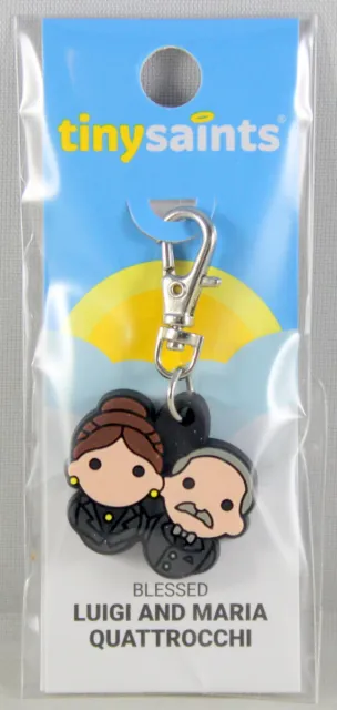 Tiny Saints Blessed Luigi & Maria Quattrocchi CHARM NEW Purses, Backpacks, Gifts