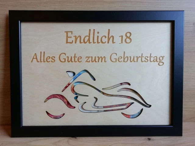 GESCHENK ZUM 18. Geburtstag, Geldgeschenk, Geburtstag