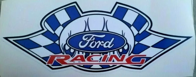 FORD RACING Vinyl Sticker Decal CAR TRUCK HOT ROD DRAG RACER MUSTANG FALCON